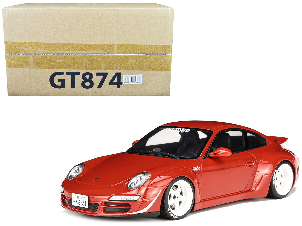2021 Porsche 911 RWB "AKA Phila" Red 1/18 Model Car by GT Spirit-0